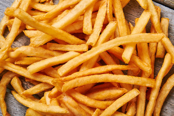 French fries close up.
