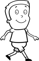 Boy Walking