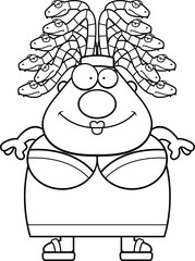 Happy Cartoon Medusa