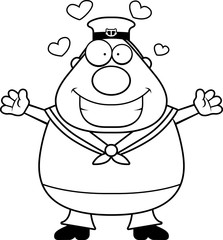 Cartoon Sailor Hug