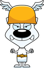 Cartoon Angry Hermes Kitten