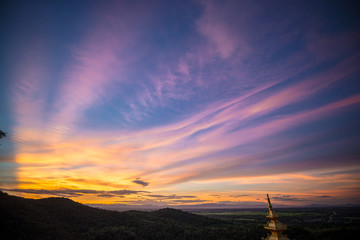 The sky after sunset