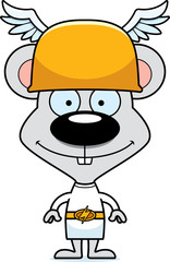 Cartoon Smiling Hermes Mouse