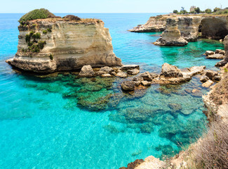 Faraglioni at Torre Sant Andrea, Italy