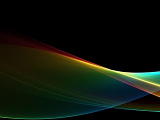      Abstract color wave design element 