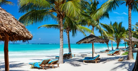 Tableaux ronds sur plexiglas Anti-reflet Plage et mer Plage tropicale parfaite