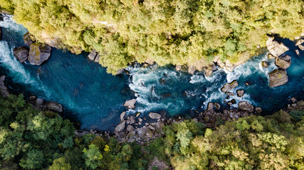 Aerial View of Waterfall