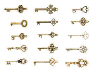 Set of vintage keys