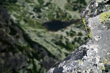 Mountain lake over the waterfall Skok, Slovakia © tonysk