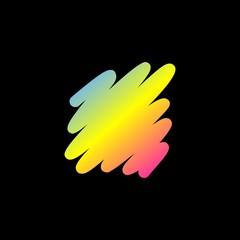 abstract splash paint vector