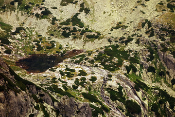Mountain lake over the waterfall Skok, Slovakia © tonysk