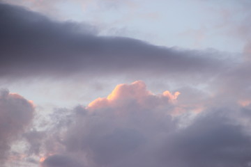 Evening clouds