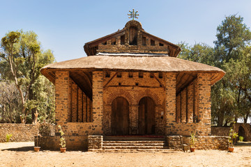 Fototapeta na wymiar Debre Birhan Selassie Church in Gondar, Ethiopia