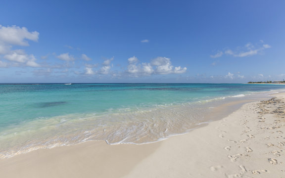 Scenery from Anguilla in Caribbean