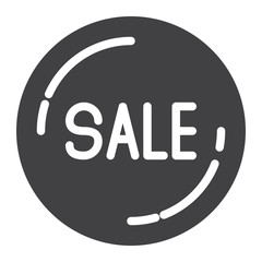 Sale tag icon vector, filled flat sign, solid pictogram isolated on white. Symbol, logo illustration. Pixel perfect graphics