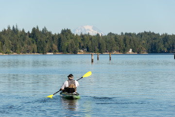 kayak on puget sound