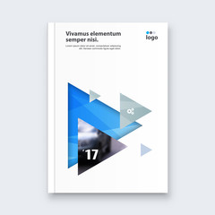 Abstract flyer design background. Brochure template.