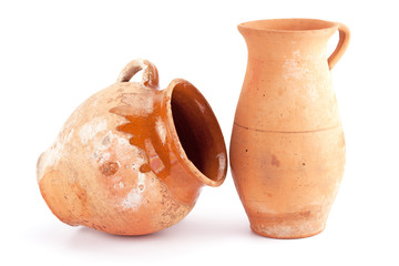 clay jug handmade