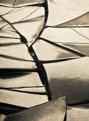 Ice detail background texture