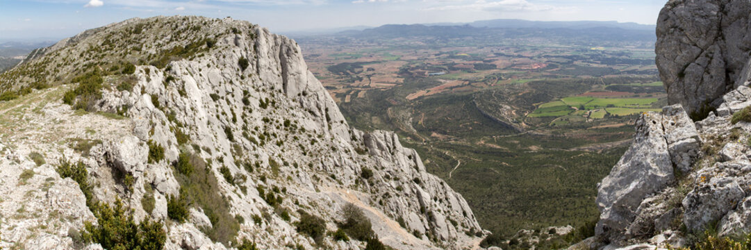 the Sainte-Victoire mountain, near Aix-en-Provence, which inspired the painter Paul Cezanne
