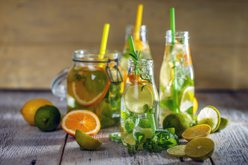 Lemonade with fresh lemon