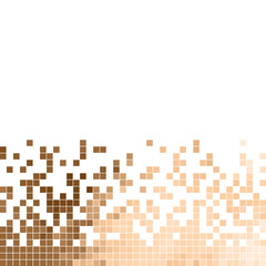 abstract vector square pixel mosaic background
