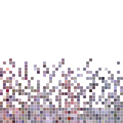 abstract vector square pixel mosaic background