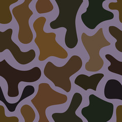 abstract vector chaotic spotted seamless pattern