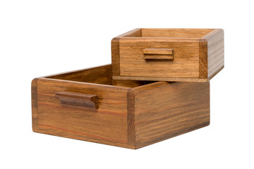Small wooden boxes