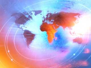 Obraz premium World Business Background