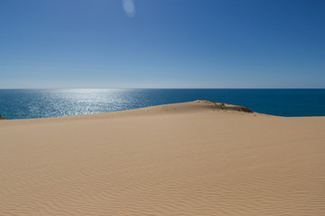 Plage d&eacute;serte au Mozambique