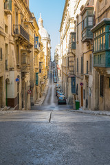 Fototapeta na wymiar View of Valletta oldtown