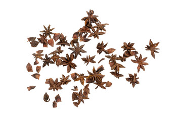 Star anise isolated.