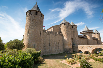 Fototapeta na wymiar Cité de Carcassonne, France