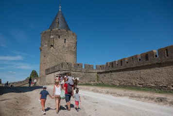 Balade à la cité de Carcassonne