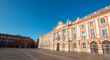 Naklejka na ściany i meble Toulouse : place du Capitole