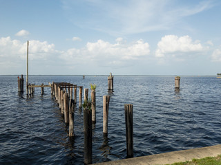 Obraz premium Old Weathered Dock