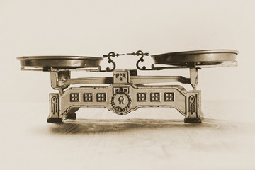 Vintage balance scale