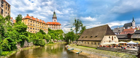 View of Cesky Krumlov town, a UNESCO heritage site in Czech Republic © Leonid Andronov