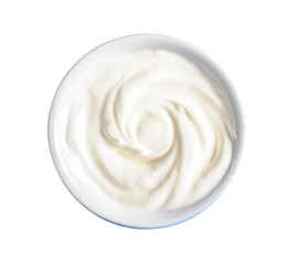 Greek yogurt in bowl
