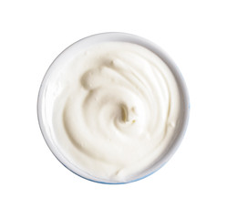 Greek yogurt in bowl