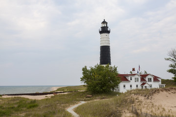 Fototapeta na wymiar Big Sable Lighthouse