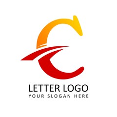 Letter C Flash Logo