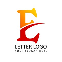 Letter E Flash Logo