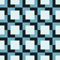 Seamless vector pattern with white squares