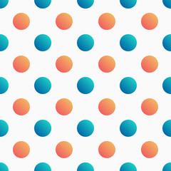 Seamless vector pattern with gradient circles