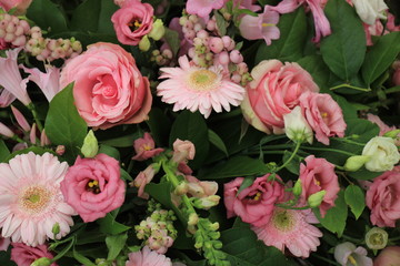 Obraz premium Pink wedding flowers