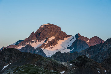The beautiful summer landscape in Arkhyz, Russia