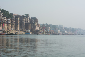 Fototapeta premium Sacred Ganges coast - Varanasi, India