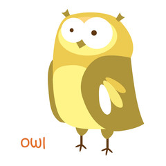 animals set - owl